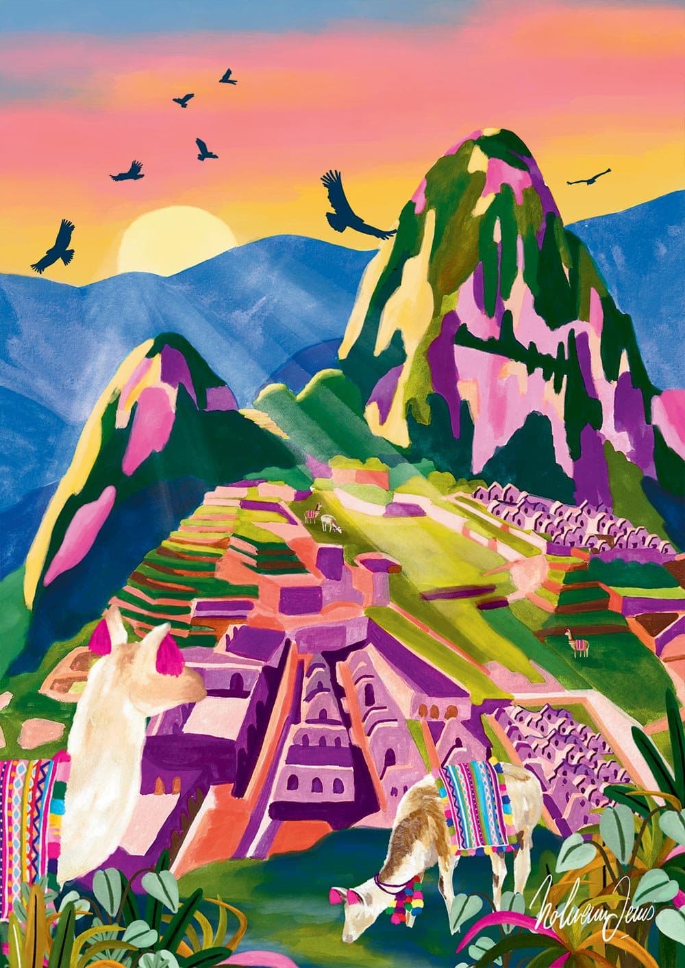 PIECES & PEACE Puzzle Machu Picchu 1000 dílků