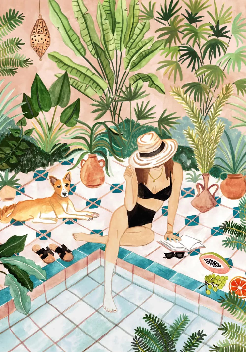 Pieces & Peace - Puzzle Moroccan pool - 1000 dielov