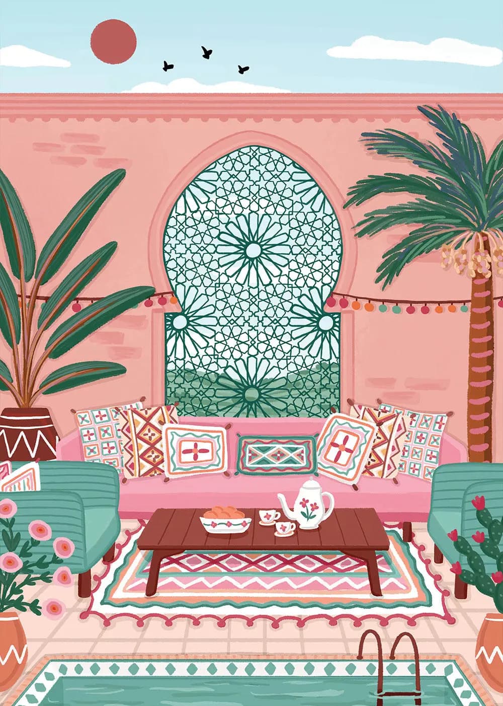 Pieces & Peace - Puzzle Morocco hotel - 500 dielov
