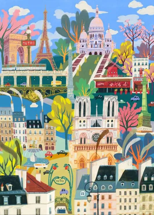 Pieces & Peace - Puzzle Paris, my Love - 1500 dielov
