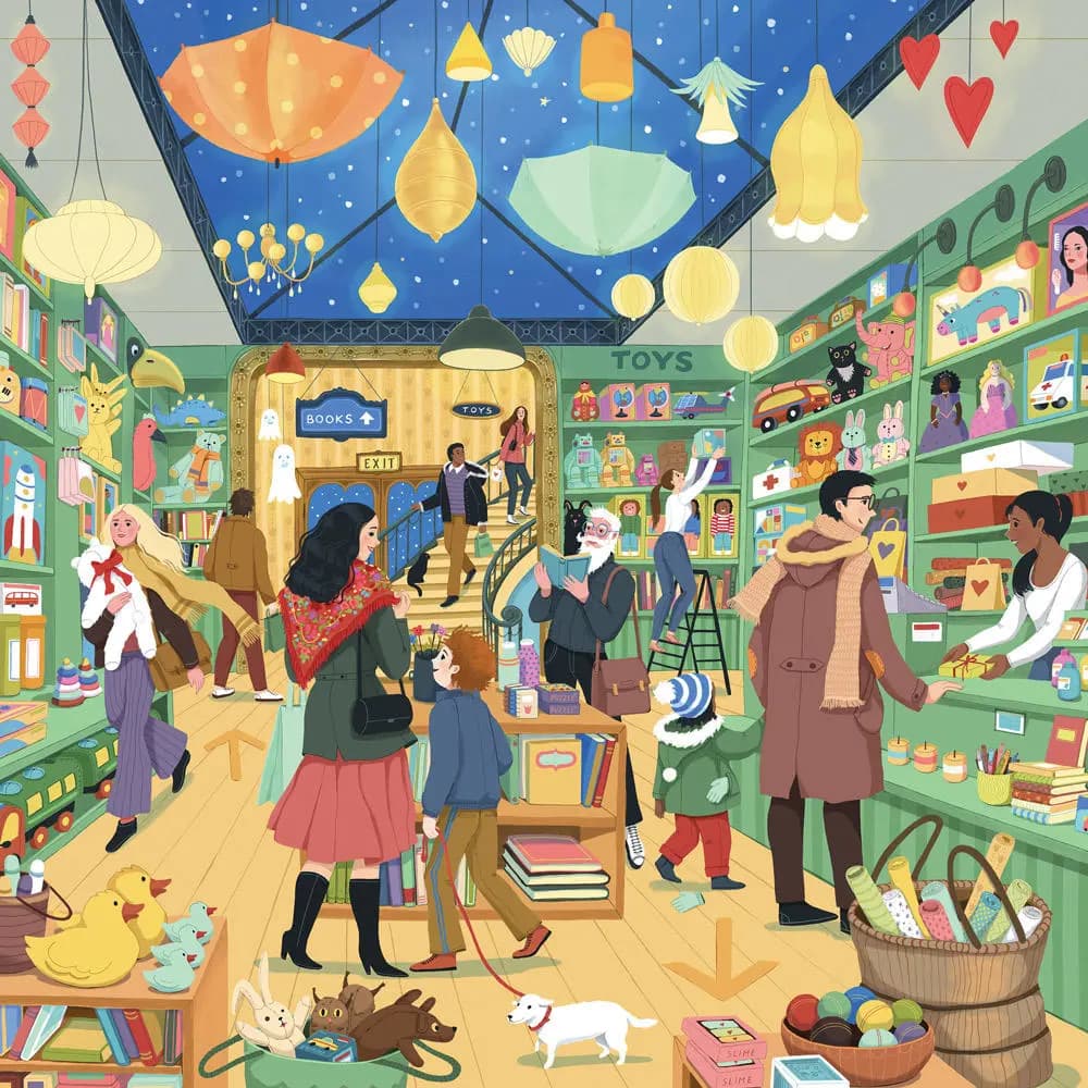 Pieces & Peace - Puzzle Shopping Festif - 1000 dielov