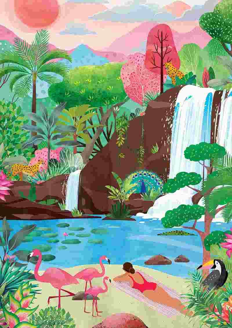 Pieces & Peace - Puzzle Tropical Vibes - 500 dielov