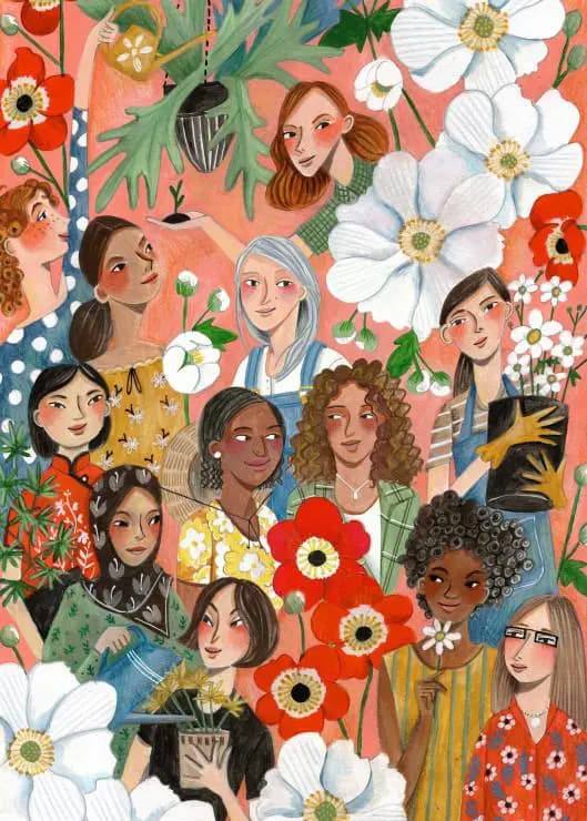 Pieces & Peace - Puzzle Women Gardening - 500 dielov