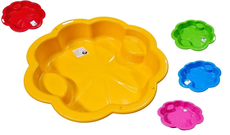 Pieskovisko kvet plastové 107cm - červená