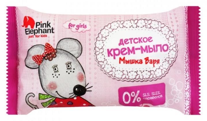 Pink Elephant mydlo 90g myška Mia