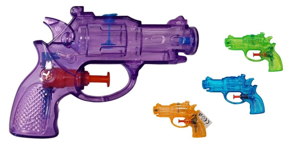 Pištoľ vodná revolver 12cm - fialová
