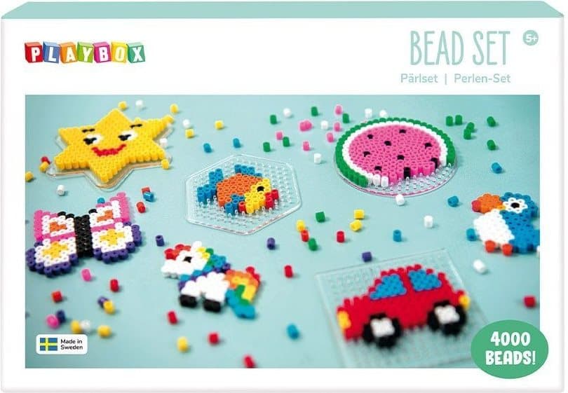 PLAYBOX Zažehlovací korálky Sada Léto 4000ks