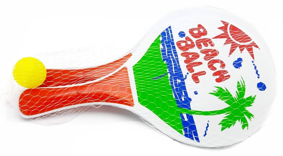 Plážový tenis Beach Ball 33cm - červená