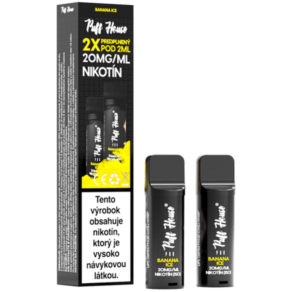 POD Banana Ice 20mg/ml 2ks PUFF HOUSE