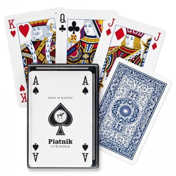 Poker,Bridž - Plastové karty v krabičce