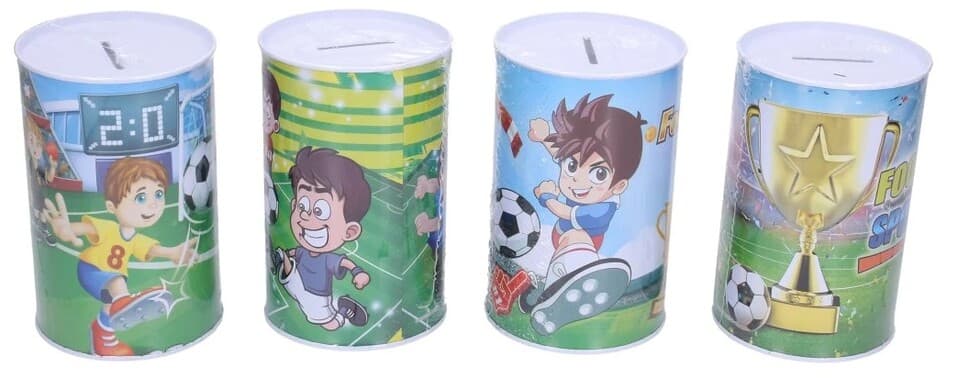 Pokladnička futbal 12,5x8cm