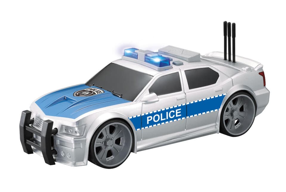 Policajné auto na zotrvačník 27cm