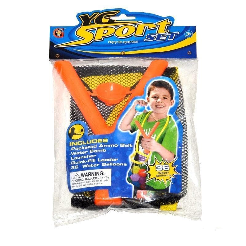 Prak 19cm + vodné bomby - oranžová