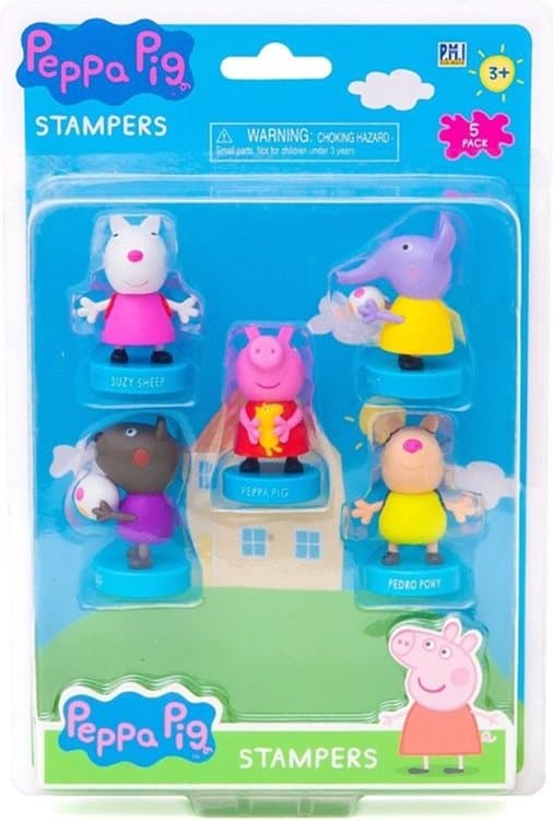 Prasátko Peppa: 5 figurek s razítkem