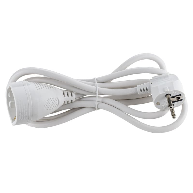 Predlžovací kábel IP20 H05VV-F 3G1,5 mm2 2 m