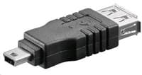 PREMIUMCORD Redukcia USB 2.0 A - Mini B 5pin (F/M)