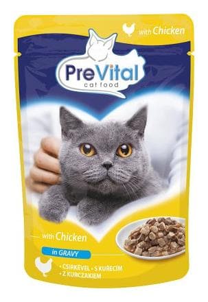 PreVital kapsička pre mačky kura 100g