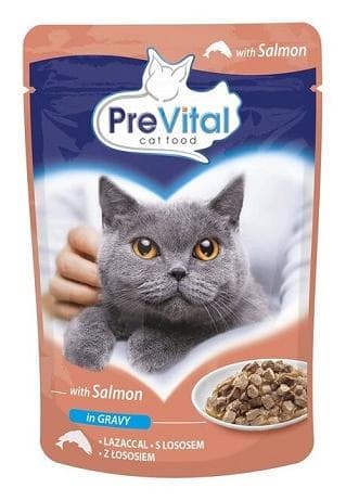 PreVital kapsička pre mačky 100g losos v omáčke