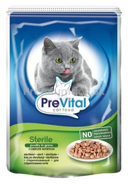 PreVital kapsička pre mačky 12x100g hydina-pečeň