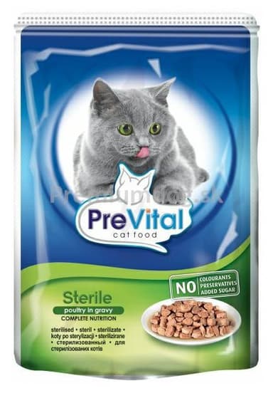 PreVital kapsička pre mačky 12x100g hydina-pečeň