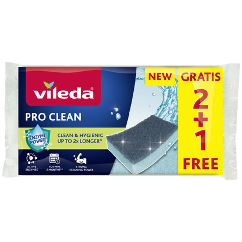 Pro Clean hubka 2+1ks VILEDA