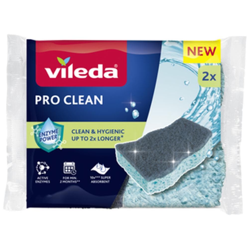 Pro Clean viskózna hubka 2ks VILEDA