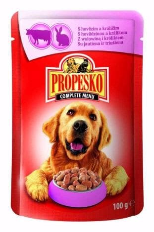 Propesko kapsičky pre psov 100g hov-králik