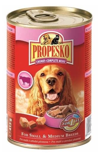 Propesko konzerva pre psov 415g jahňa