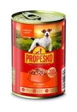 Propesko konzerva pre psov 415g kura-pečeň