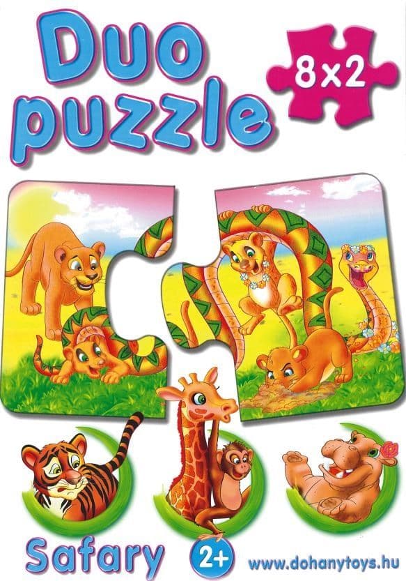 Puzzle duo mix 8x2ks - náhodný