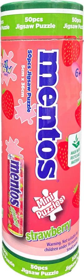 Puzzle Mentos: Strawberry 50 dílků