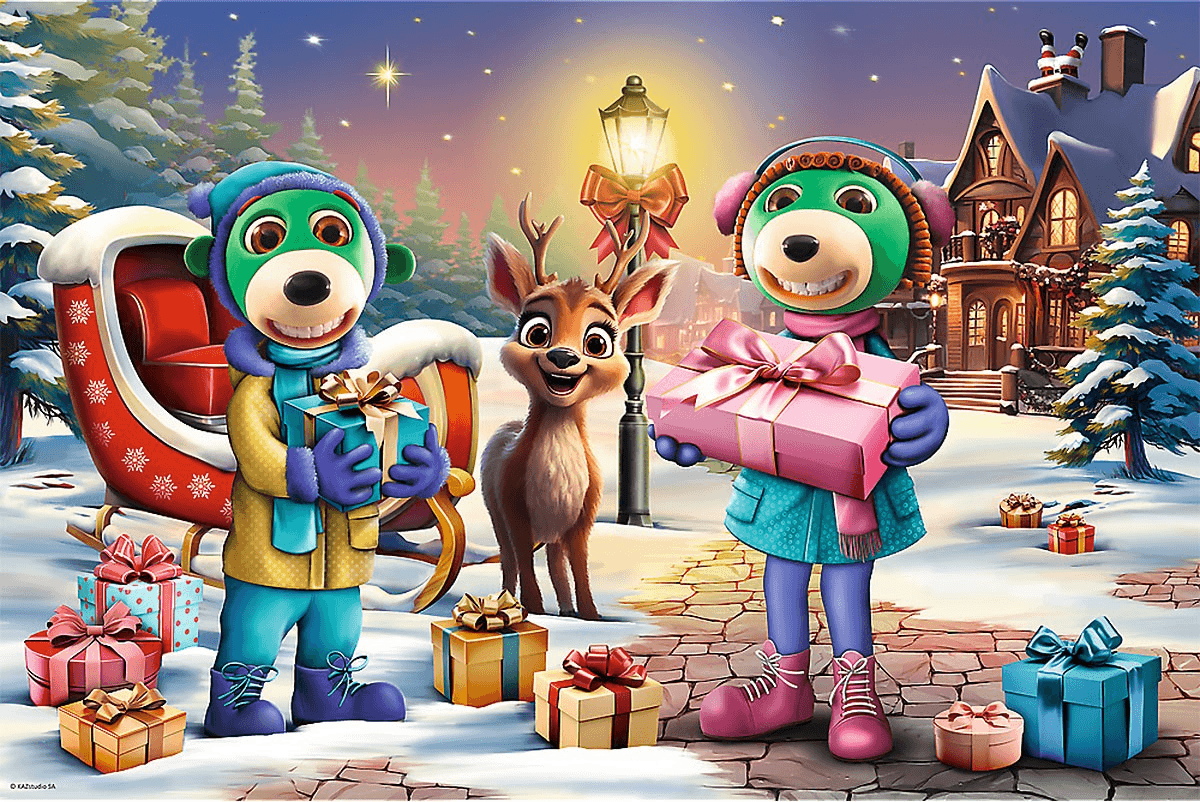 Puzzle Treflíci: Zimní čas MAXI 24 dílků