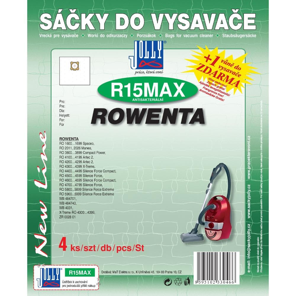 R 15 MAX vrecko do vysávača JOLLY