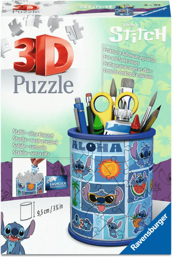 RAVENSBURGER 3D puzzle stojan: Stitch 54 dílků