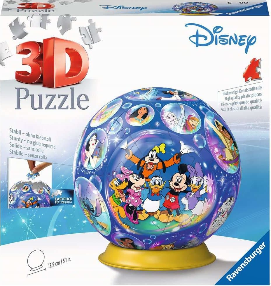 RAVENSBURGER 3D Puzzleball Disney 73 dílků
