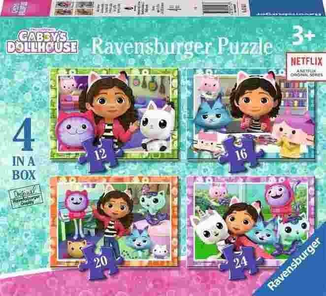 Ravensburger - Puzzle 4in1 Gaby house - 1-39 dielov