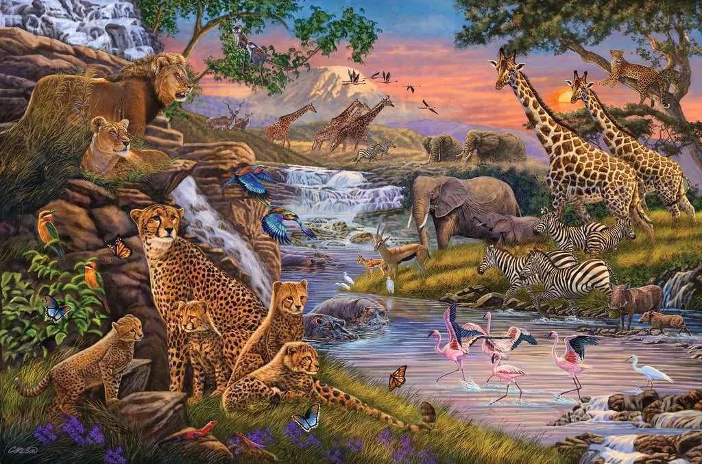 Ravensburger - Puzzle Animal Kingdom - 3000 dielov