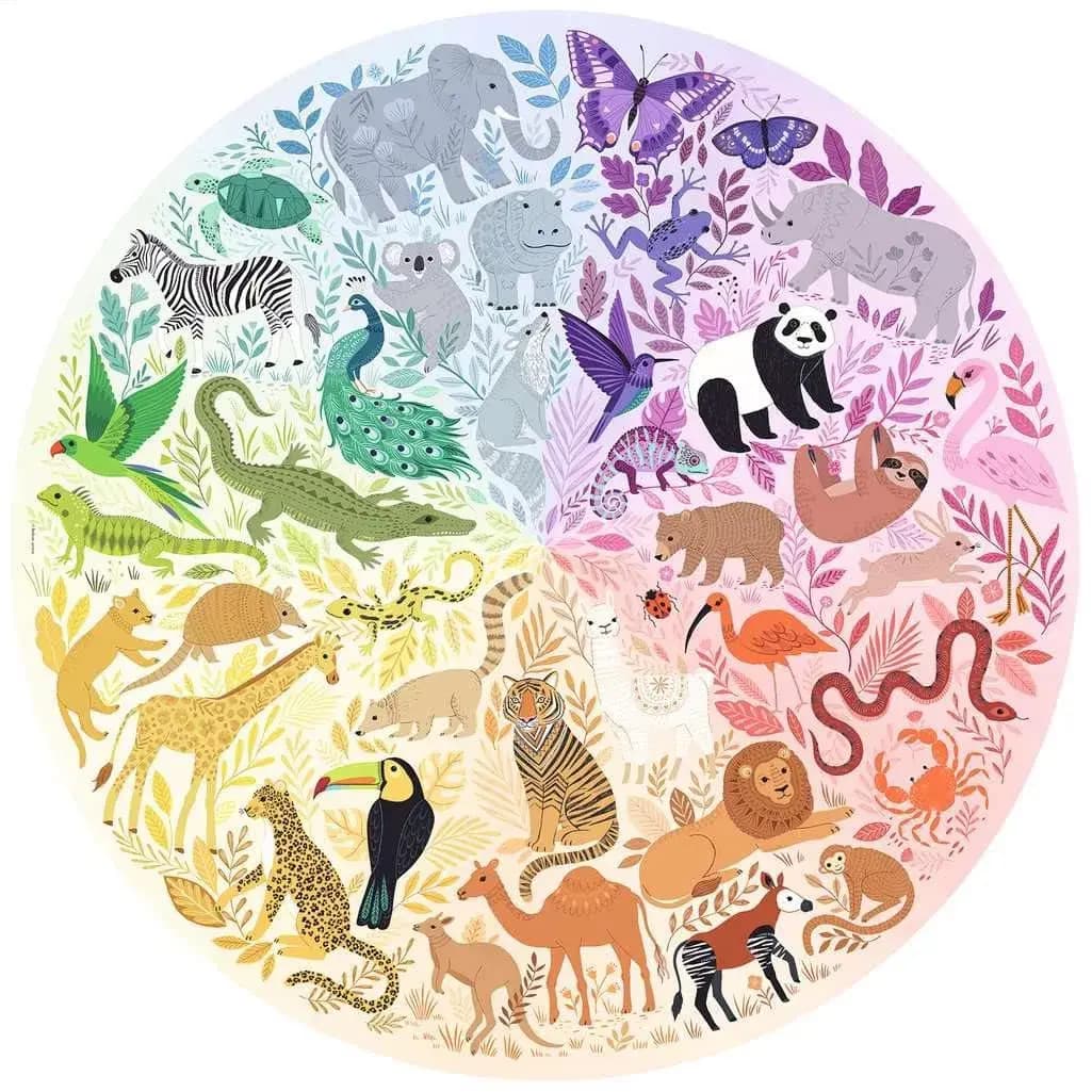 Ravensburger - Puzzle Animals - round - 500 dielov