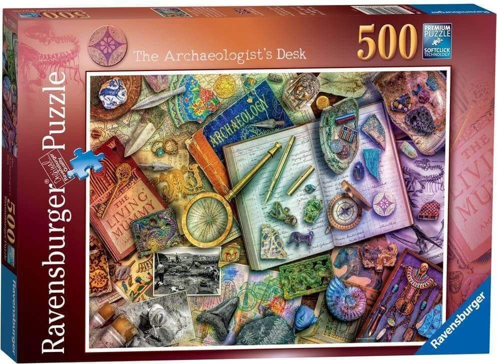 RAVENSBURGER Puzzle Archeologův stůl 500 dílků