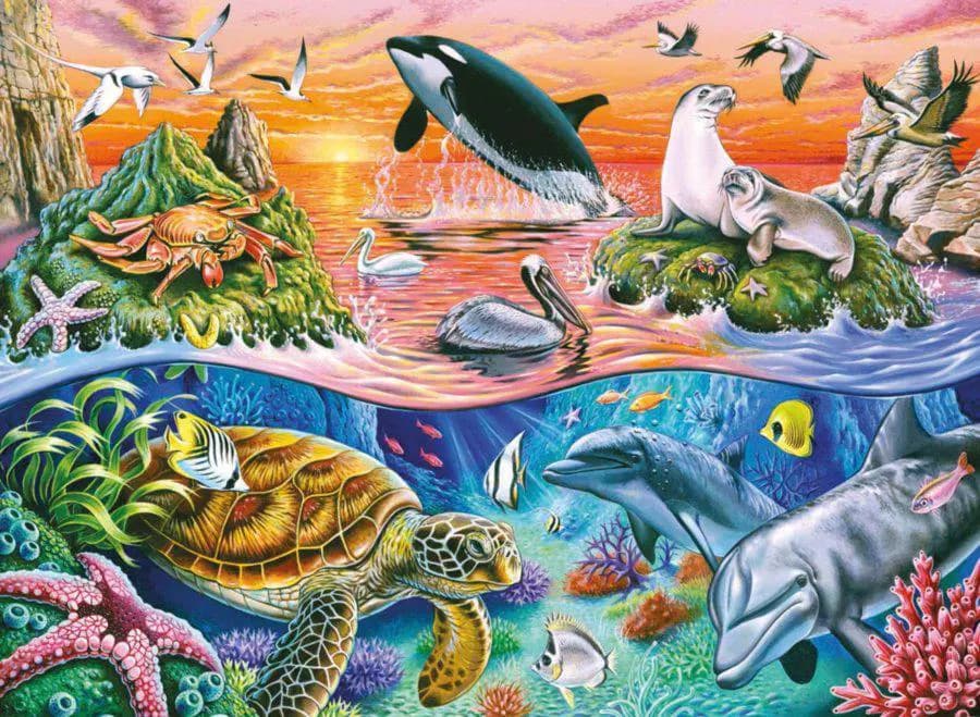 Ravensburger - Puzzle Beautiful Ocean - 100 dielov