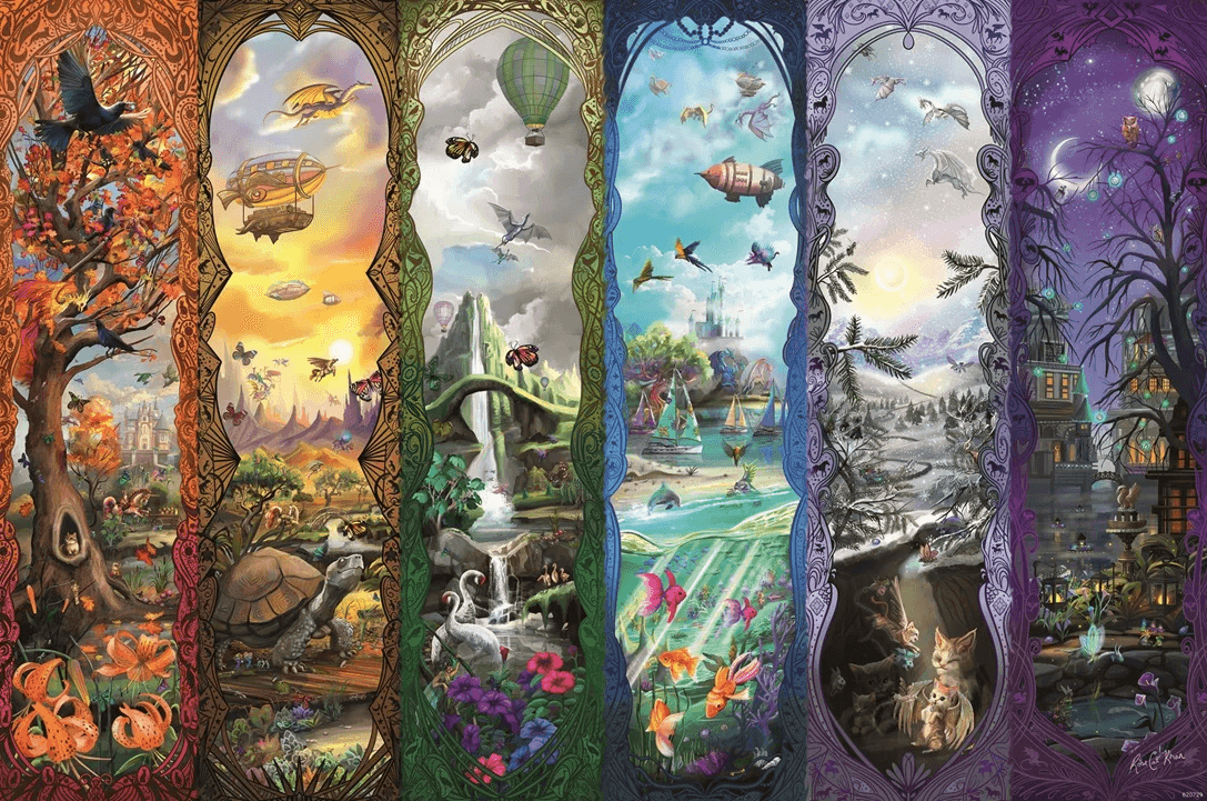 RAVENSBURGER Puzzle Cesty fantazie 7000 dílků