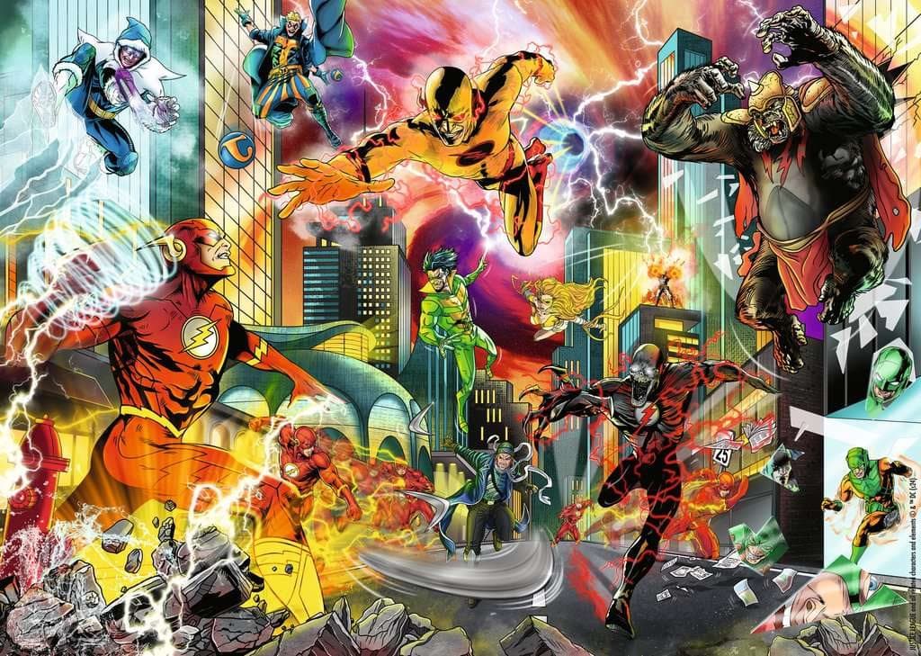 RAVENSBURGER Puzzle DC Comics: Flash 1000 dílků