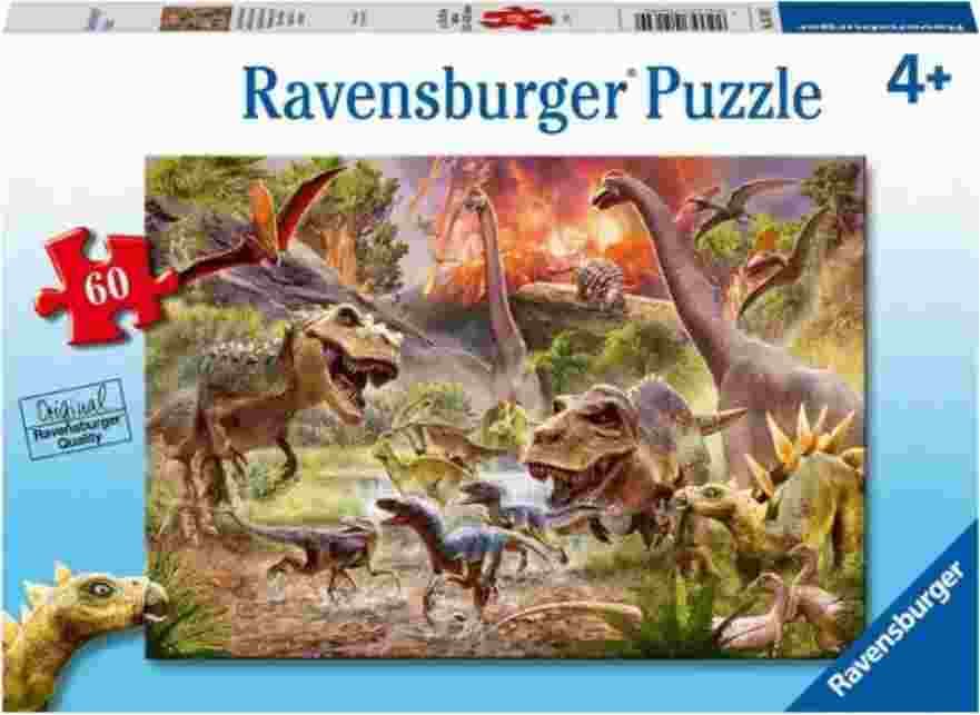 Ravensburger - Puzzle Dinosaur Dash - 40-99 dielov