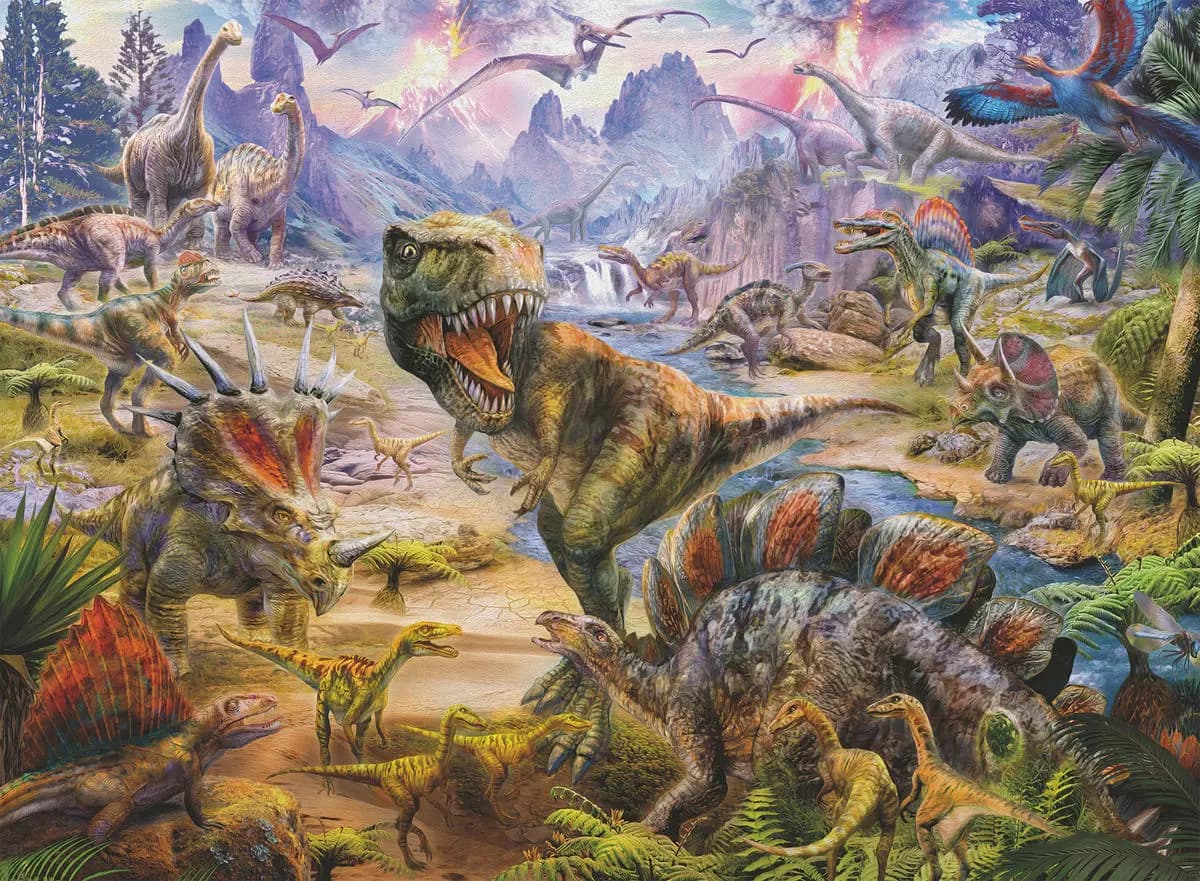 Ravensburger - Puzzle Dinosaurs - 300 dielov