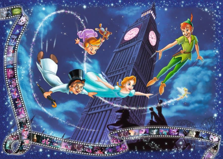 RAVENSBURGER Puzzle Disney: Petr Pan 1000 dílků