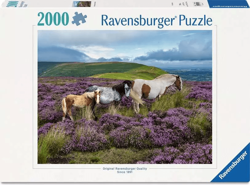 RAVENSBURGER Puzzle Divocí koně 2000 dílků