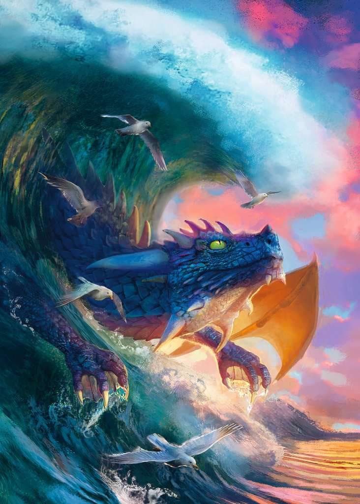 RAVENSBURGER Puzzle Dračí závod 1000 dílků