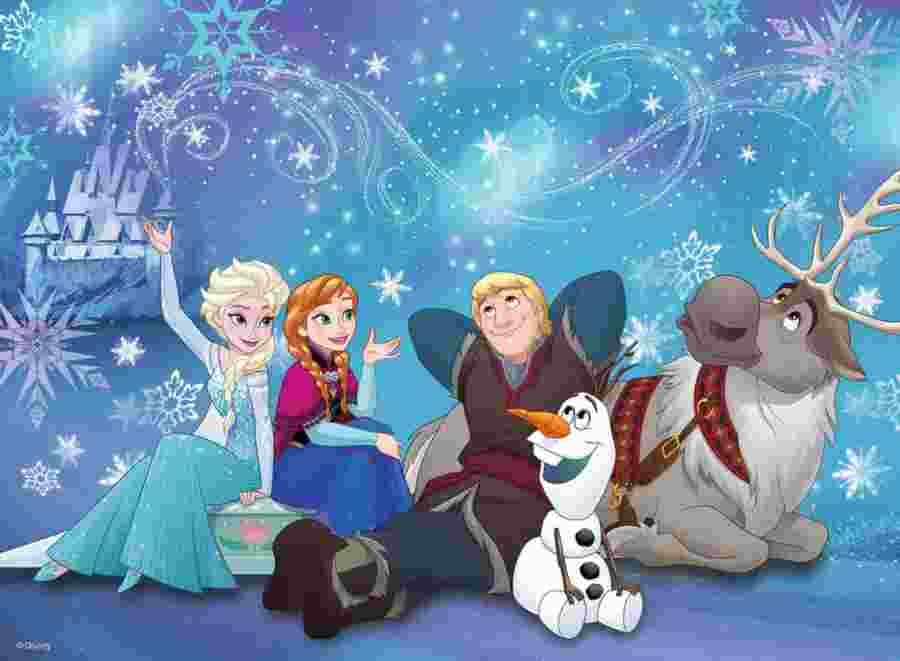Ravensburger - Puzzle Frozen: Ice Magic - 100 dielov