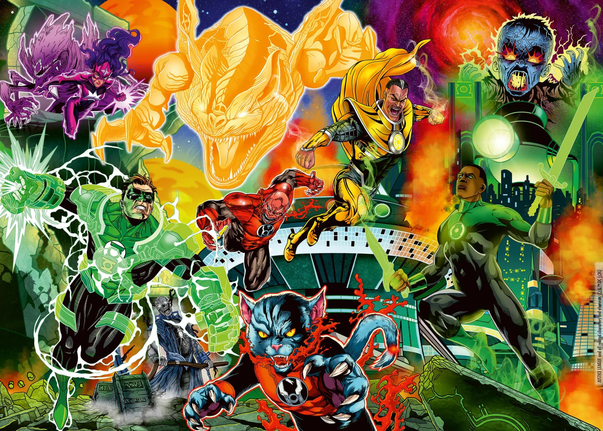 Ravensburger - Puzzle Green Lantern - 1000 dielov