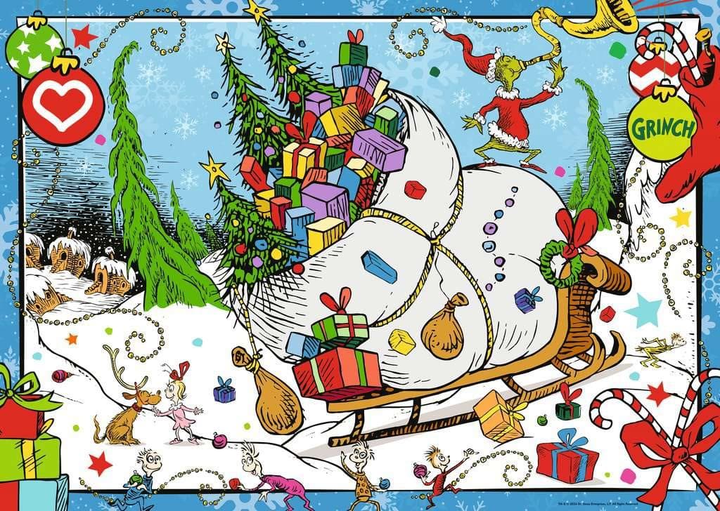 RAVENSBURGER Puzzle Grinch 1000 dílků